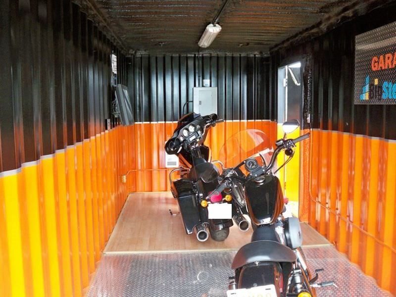 container garage motorrad