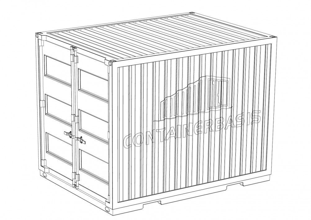 10 Fuß Container neuwertig