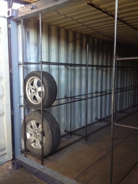 20 Fuß Reifencontainer