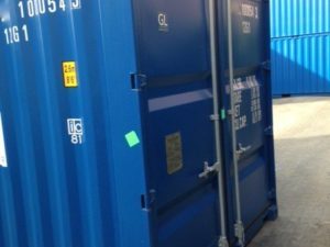 8 Fuß Lagercontainer, neu, blau