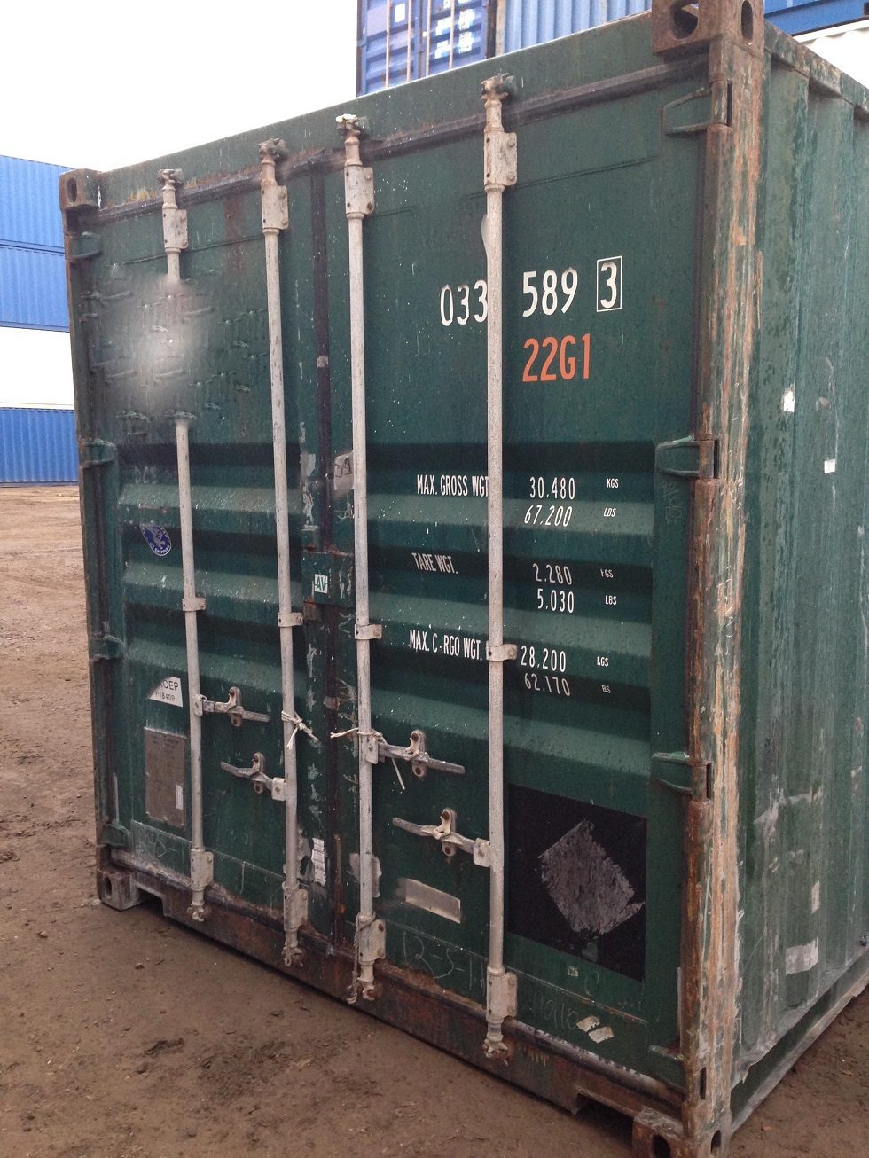 20ft Container wind-/wasserdicht