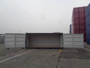 20 Fuß Container mit offener Seite