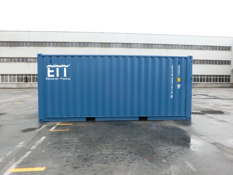 20 Fuß Container - blau -