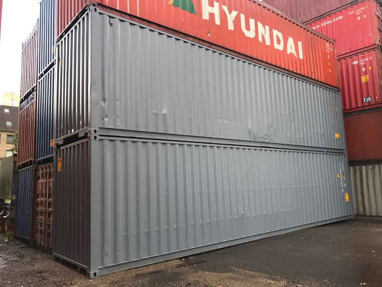 40 Fuß Container gebraucht, neu lackiert