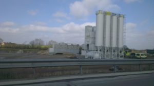Betonmischwerk in Containerbauweiße
