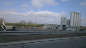Betonmischwerk in Containerbauweiße