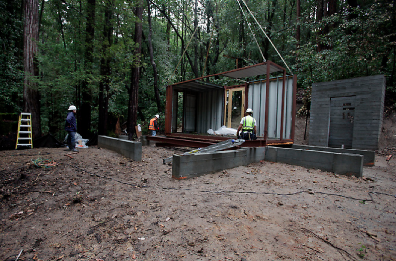 Containerhaus in den Redwoods (3)