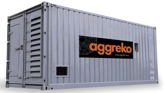aggreko container