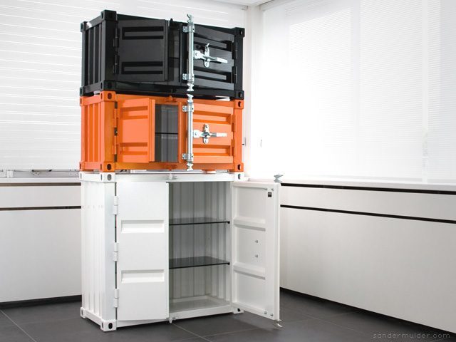 schrank aus containern