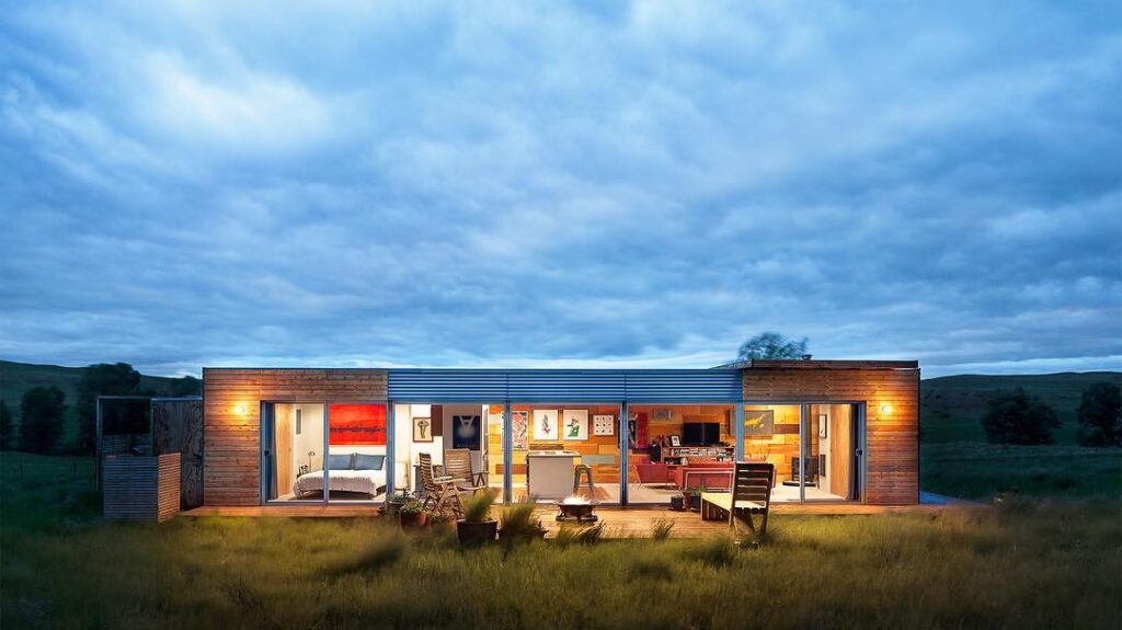 Containerhaus mit Weitsicht