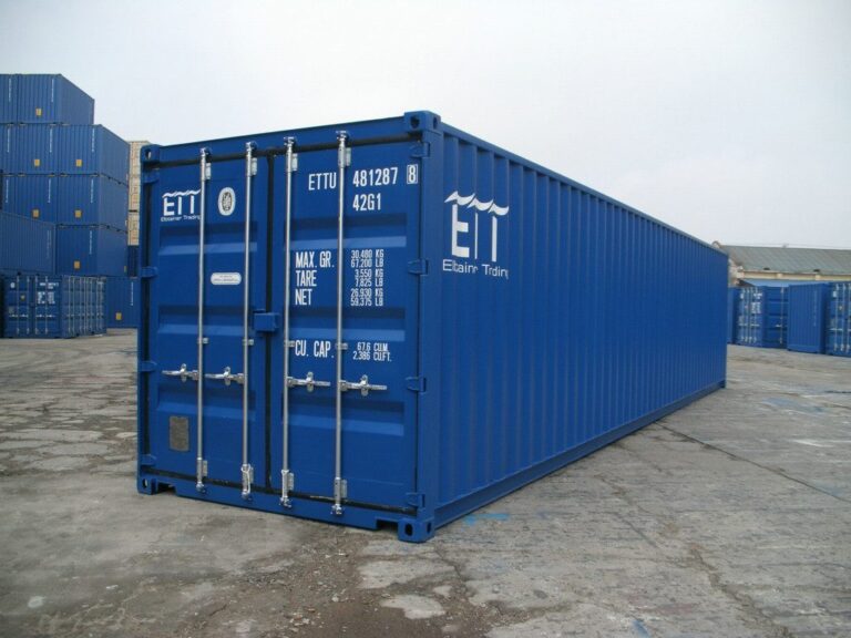 40 Fuß Container, blau