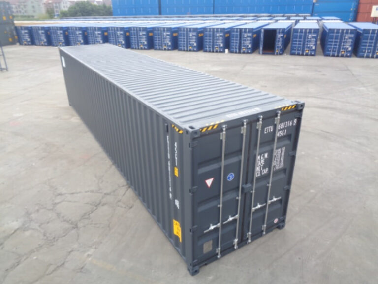40 Fuß High Cube Container, anthrazit