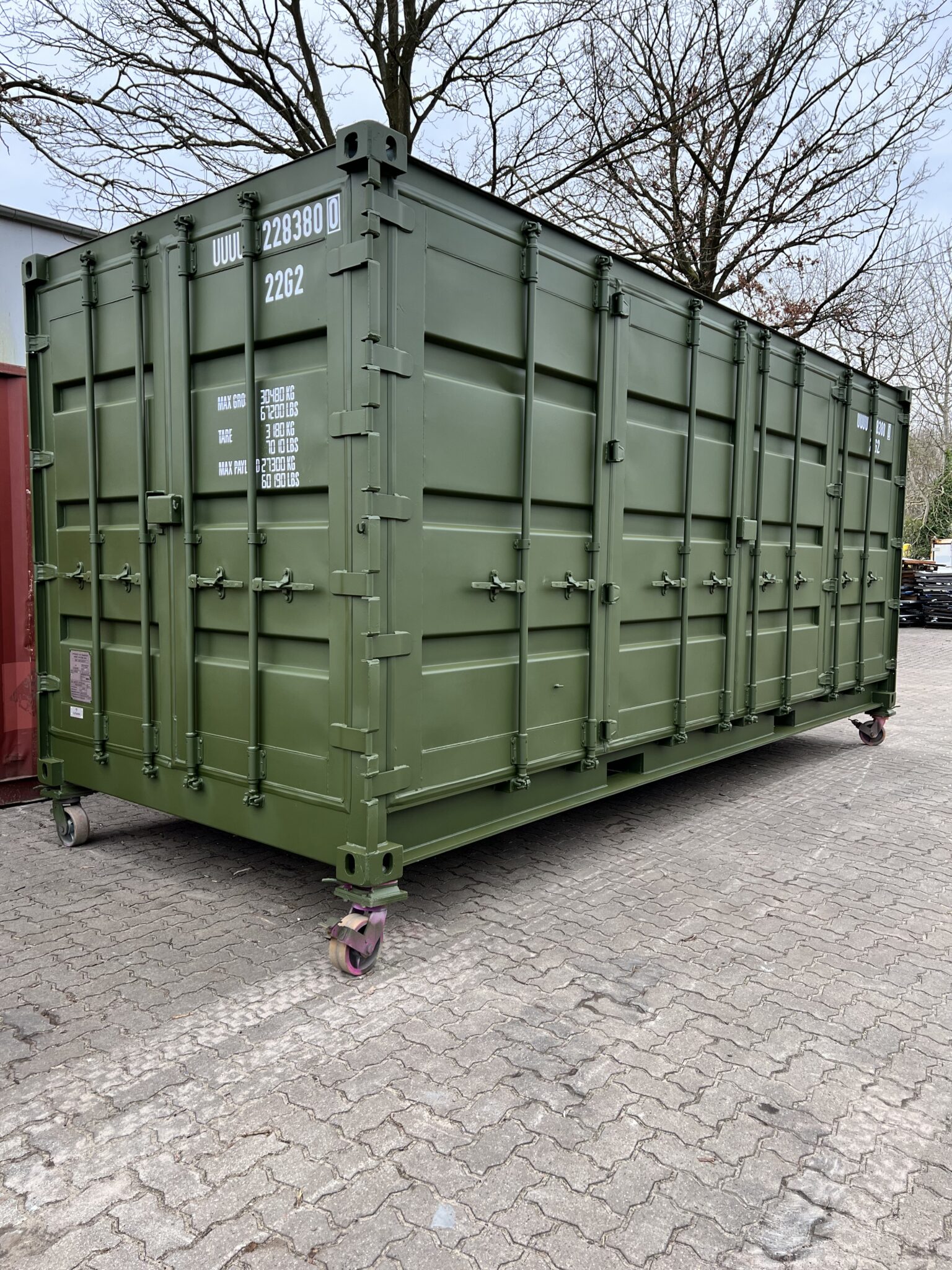 20 Fuß Container, anthrazit - Containerbasis.de