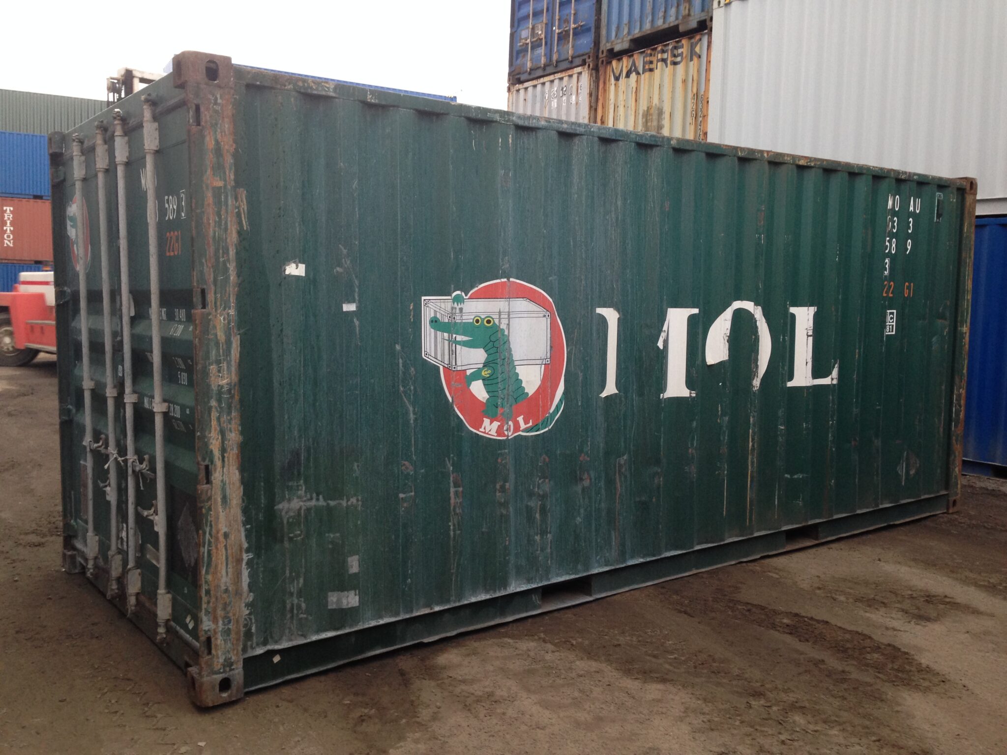 40 Fuß High Cube Container, 3 Seiten zu öffnen (Side Door ...