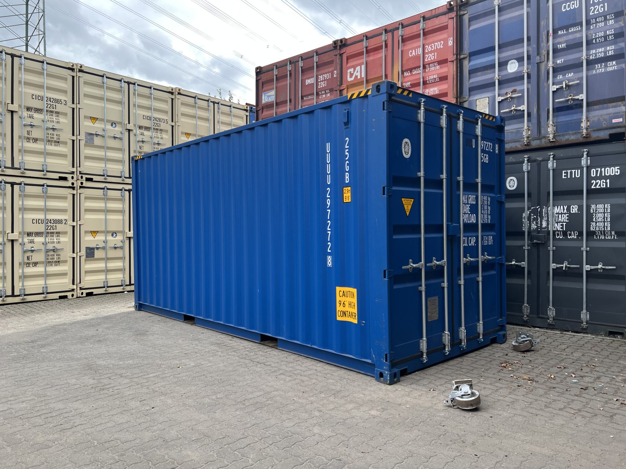 20 Fuß Container, weiß - Containerbasis.de
