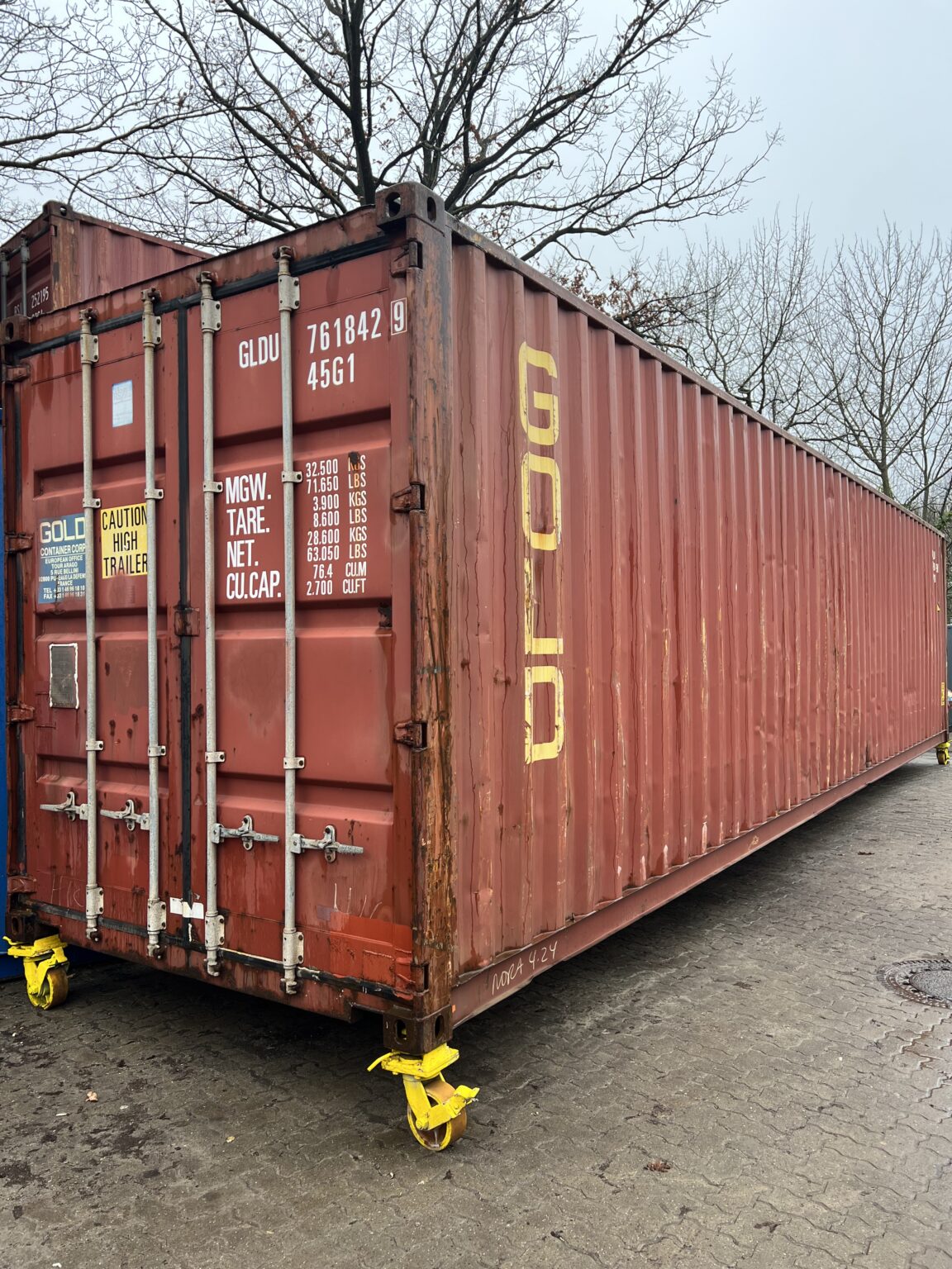 40 Fuß High Cube Container, 3 Seiten zu öffnen (Side Door ...