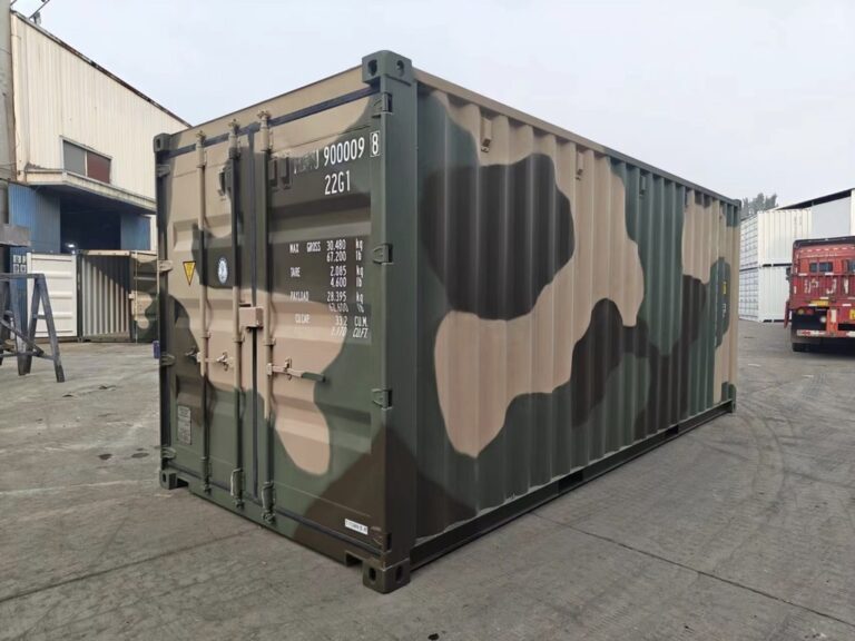 20 Fuß Container, Tarnfarbe (camouflage green)