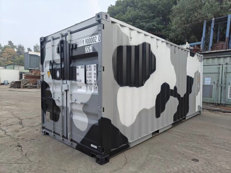 20 Fuß Container, Tarnfarbe (camouflage grey)