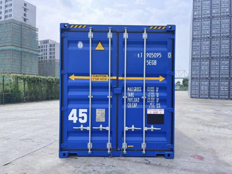 45 Fuß Highcube Container palettenbreit/palletwide RAL 5010