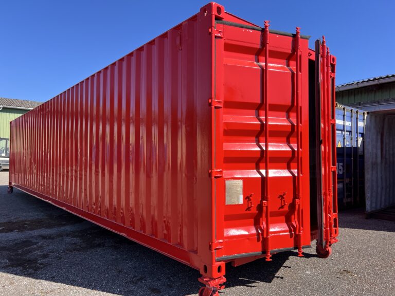 40 Fuß Container, neu lackiert (refurbished) RAL 3020