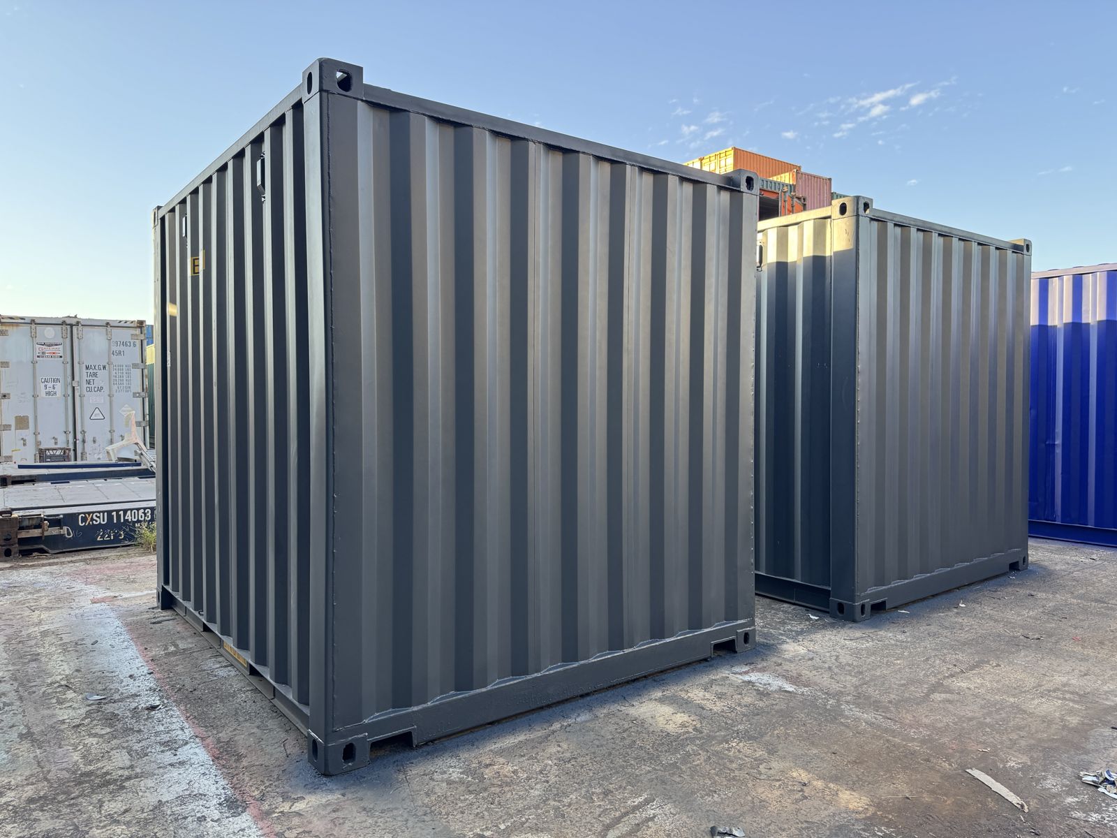 10 Fuß container neu anthrazit RAL 7016, Bild 1