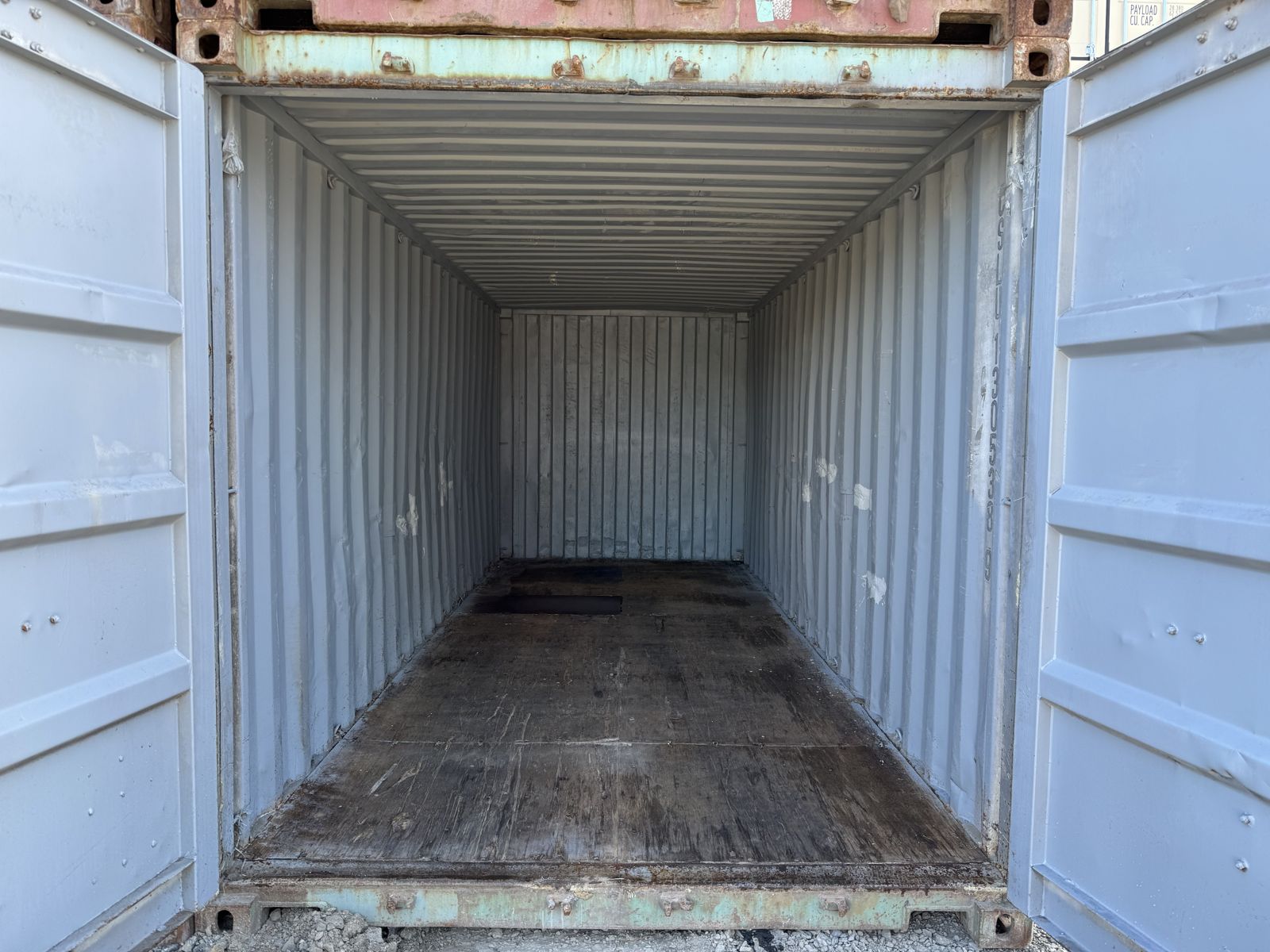 20 Fuß container gebraucht mintgrün, Bild 1