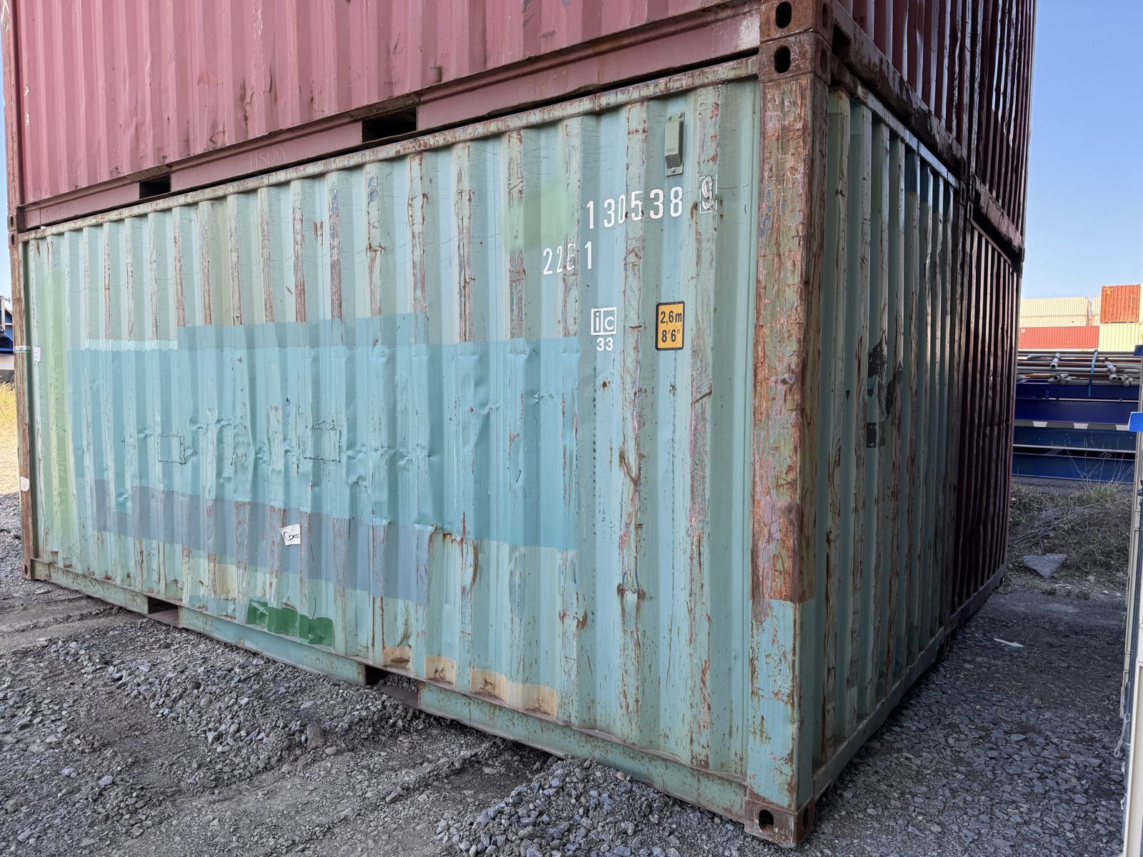20 Fuß container gebraucht mintgrün, Bild 6