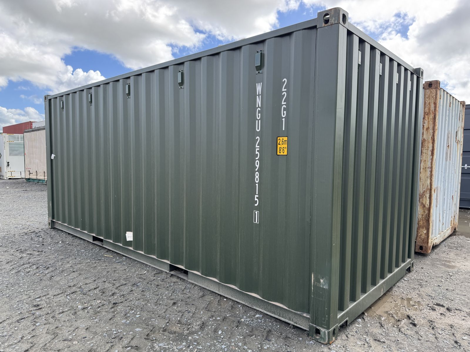 20 Fuß container kieferngrün RAL 6028, Bild 5