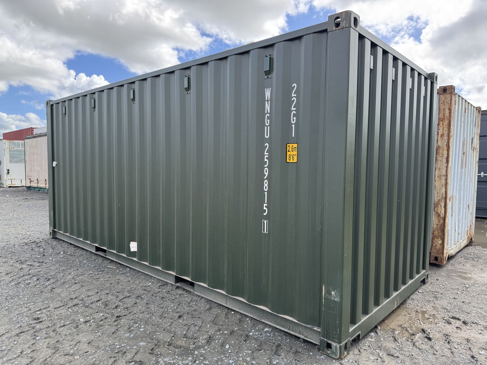 20 Fuß container kieferngrün RAL 6028, Bild 6