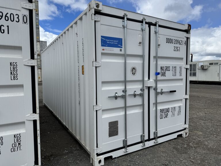 20 Fuß Container, signalweiß RAL 9003