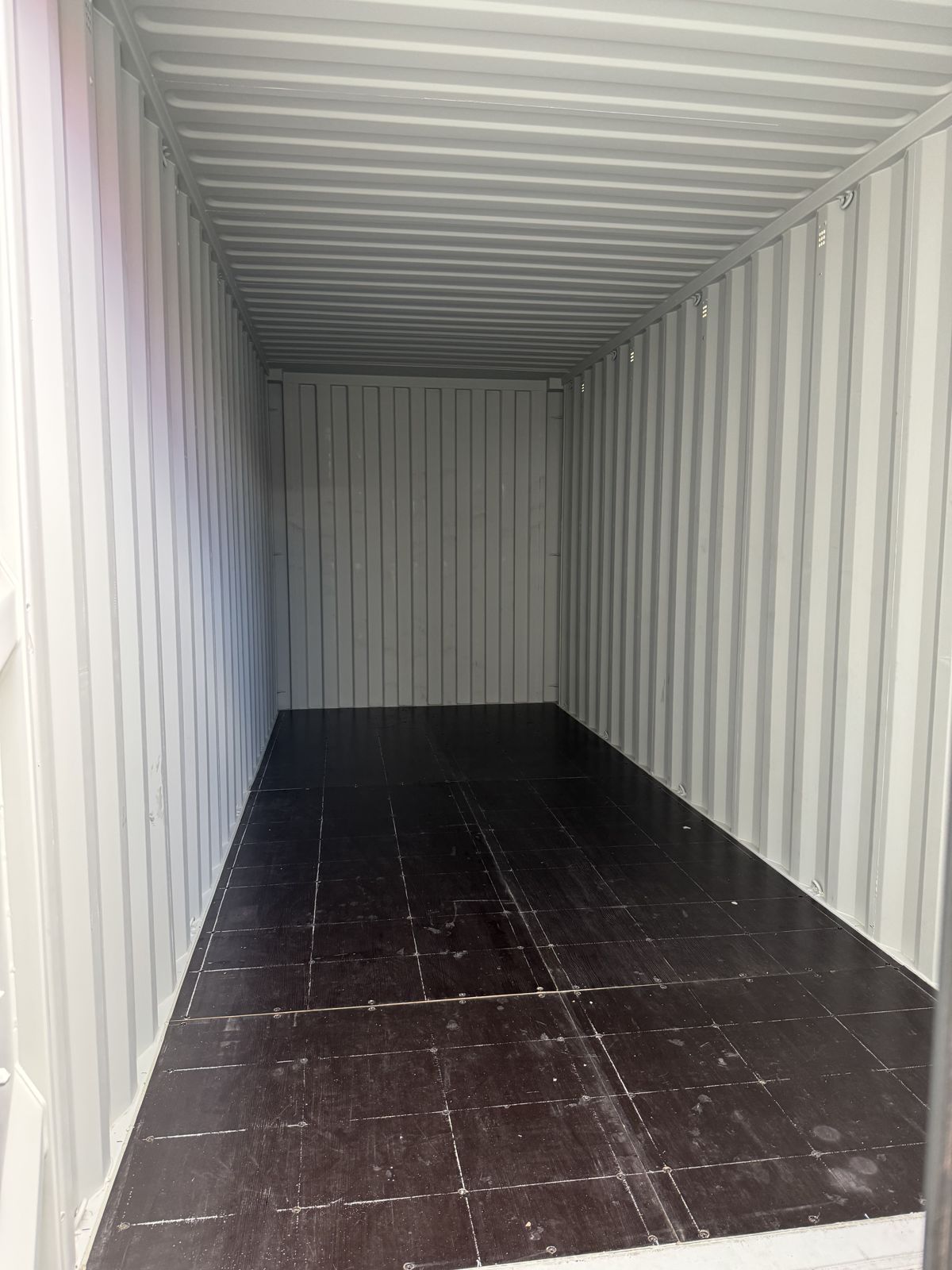 20 Fuß high cube container lichtgrau RAL 7035, Bild 4