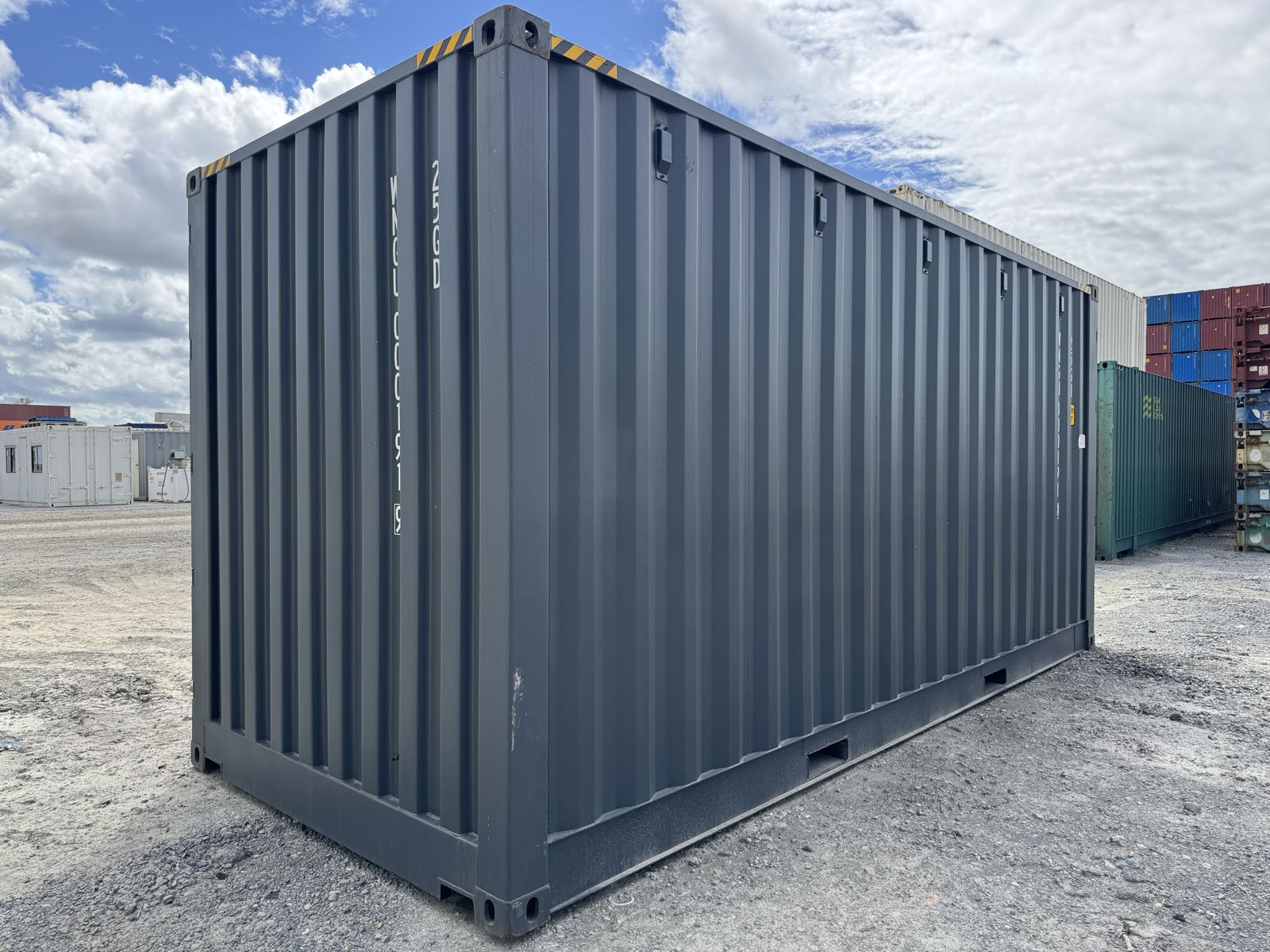 20 Fuß high cube side door container anthrazit RAL 7016, Bild 4