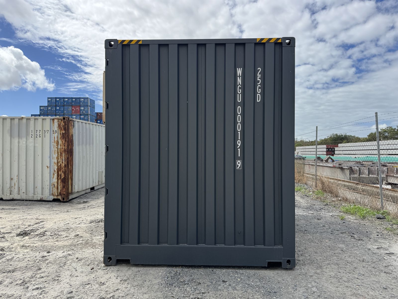 20 Fuß high cube side door container anthrazit RAL 7016, Bild 5