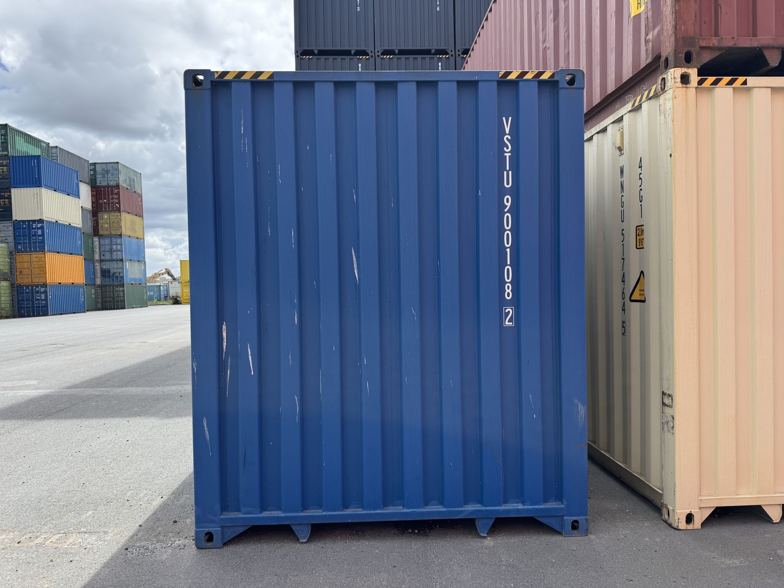 40 Fuß high cube container enzianblau RAL 5010, Bild 4