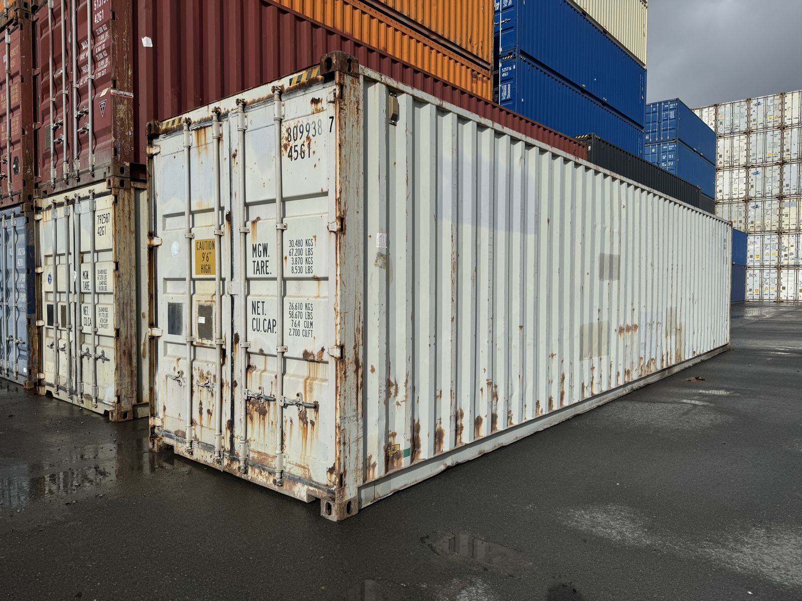 40 Fuß high cube container gebraucht wind und wasserdicht, Bild 1
