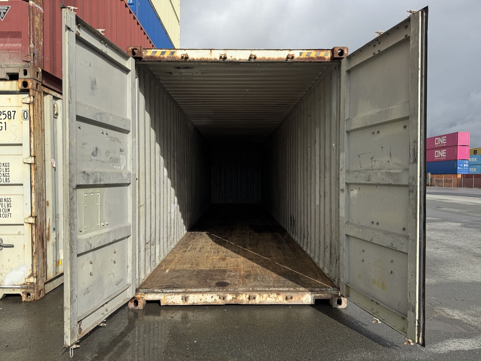 40 Fuß high cube container gebraucht wind und wasserdicht, Bild 2