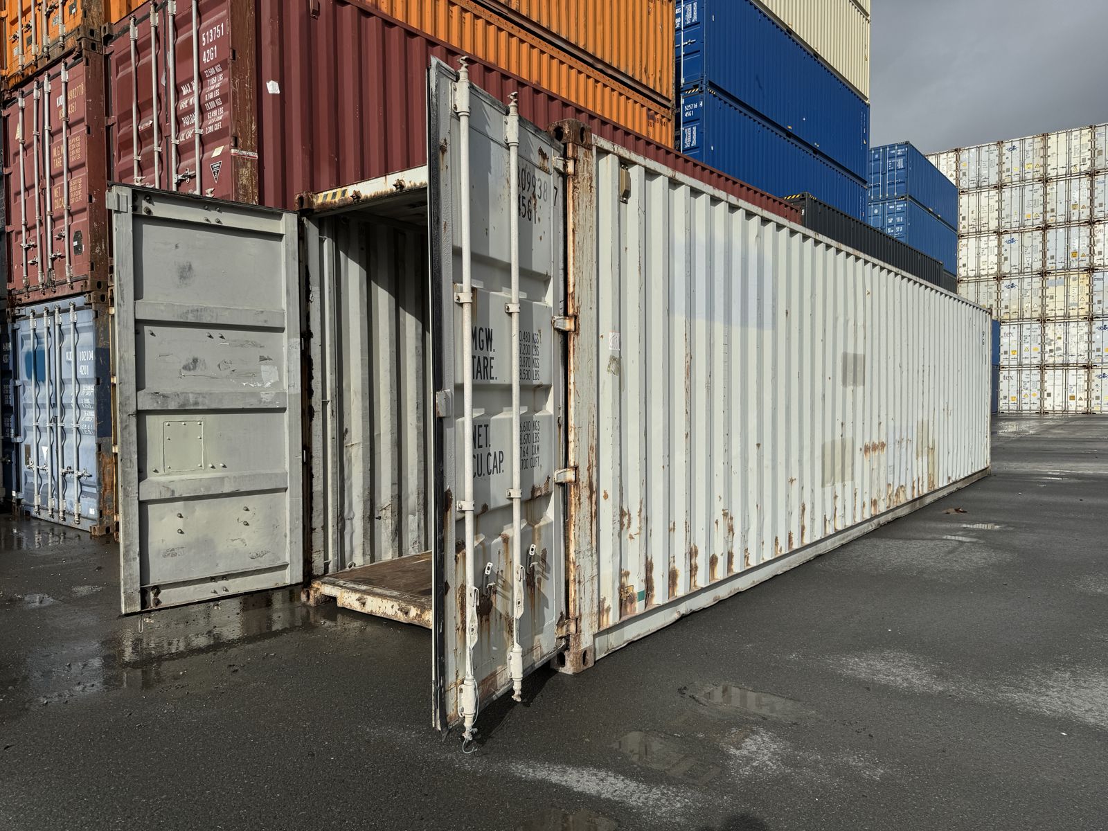 40 Fuß high cube container gebraucht wind und wasserdicht, Bild 3