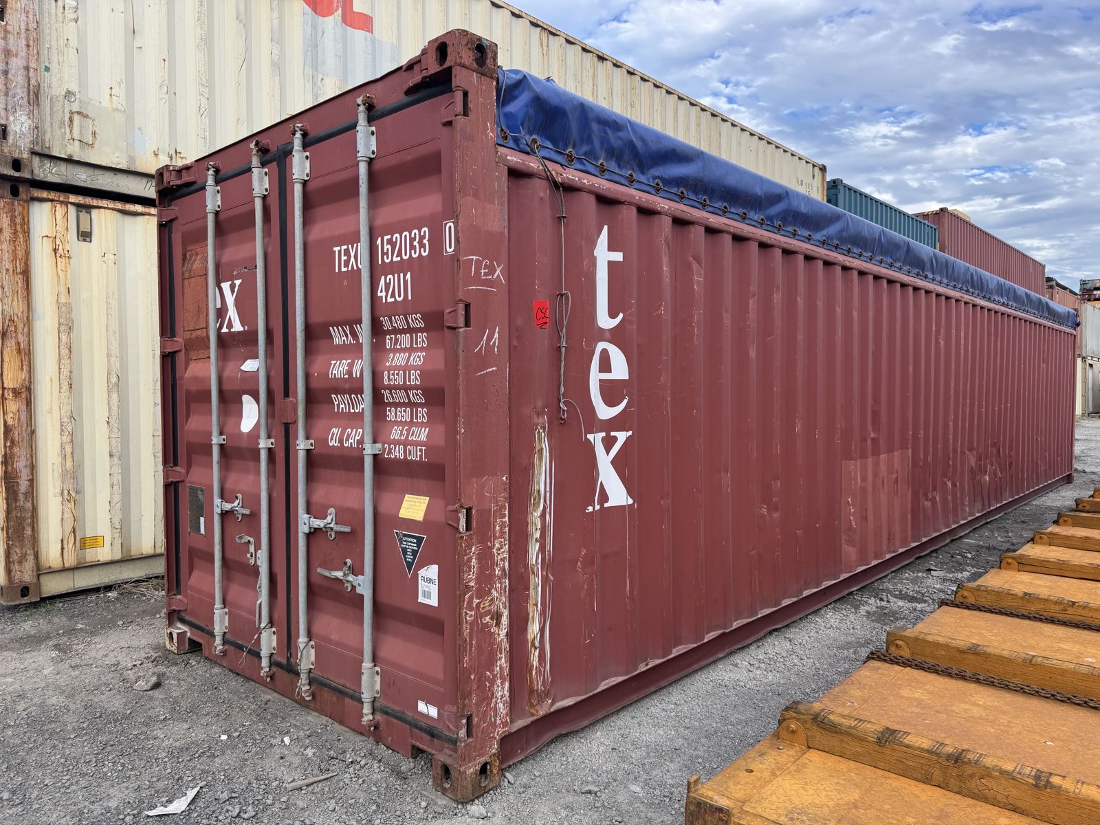 40 Fuß open top container gebraucht, Bild 1