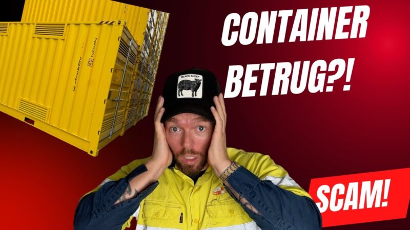 Container-Betrug erkennen: Andreas Atrott erklärt 10 Warnsignale vor dem Containerkauf